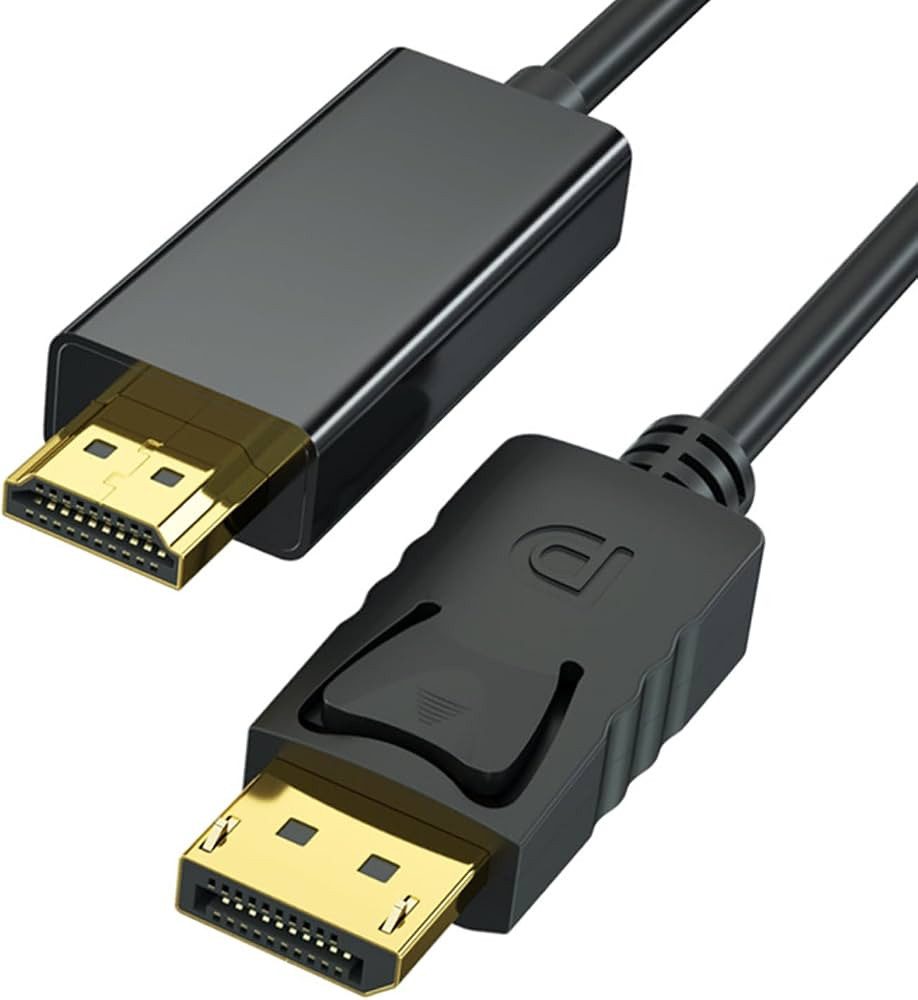 Buerotika DisplayPort to HDMI 4K Cable 1.5M – UHD High Transfer Speed | 52167