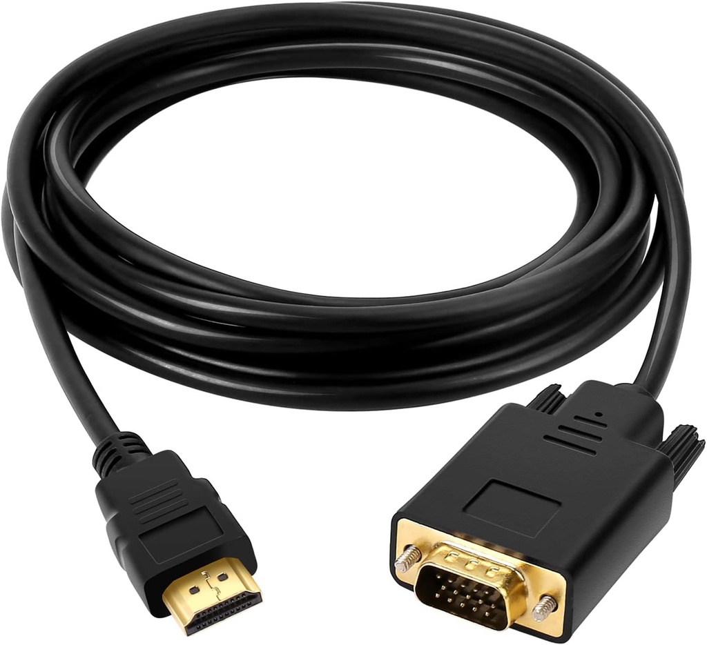 Buerotika HDMI to VGA Cable 1.5M – High Transfer Speed | 52165