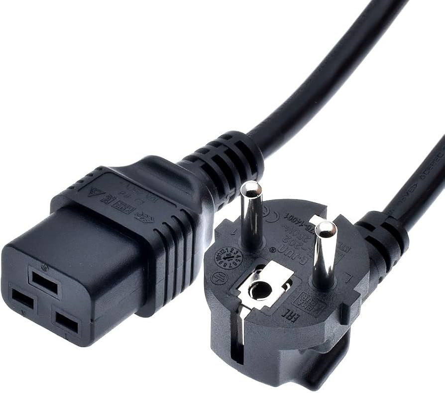 Buerotika Full Copper, High Quality (3m) | Server Power Cable Flat C19 Pin