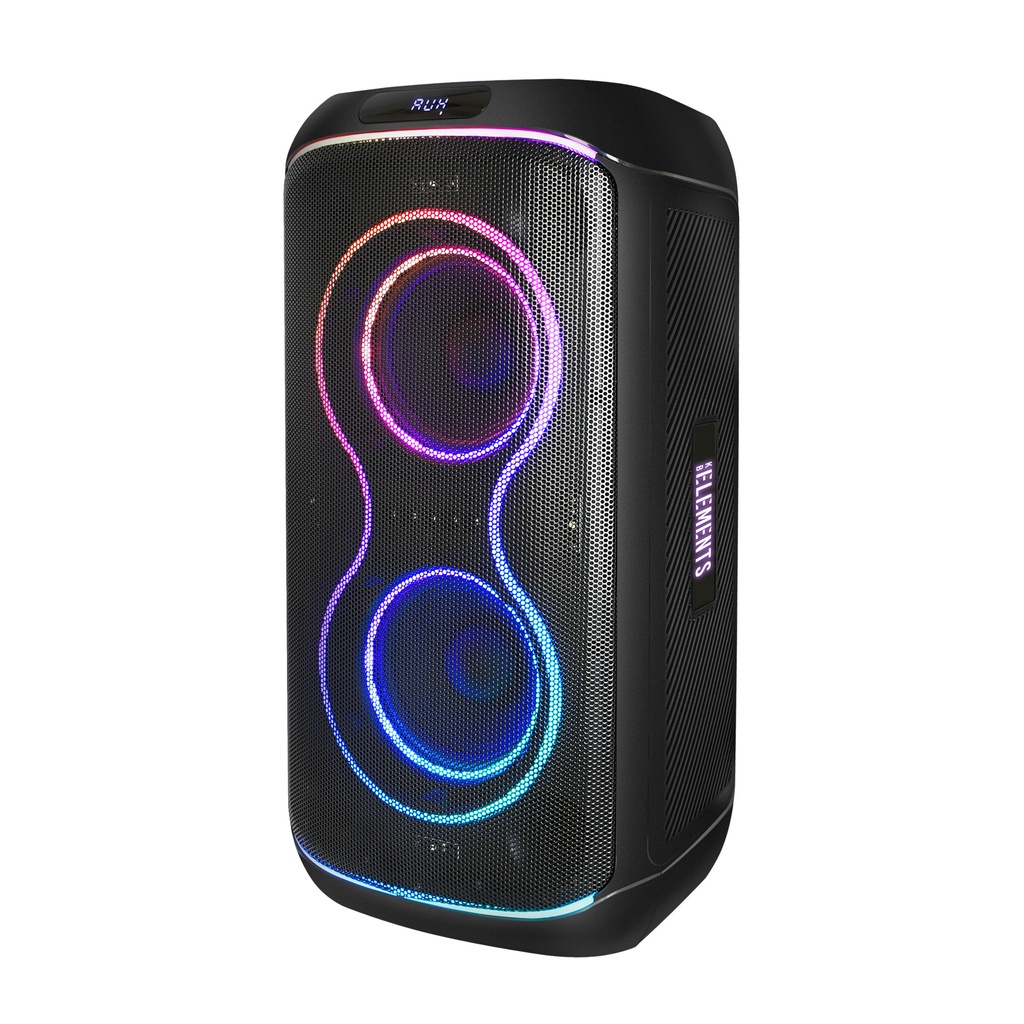 KB Elements ELITE Karaoke Speaker with Dual 6" Subwoofers & 2 Wireless VHF Microphones – EA103KB