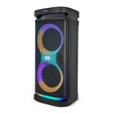 KB Elements Karaoke Speaker with 2-Wheel Trolley, Dual 8" Subwoofers & Wireless Microphones – EA104KB