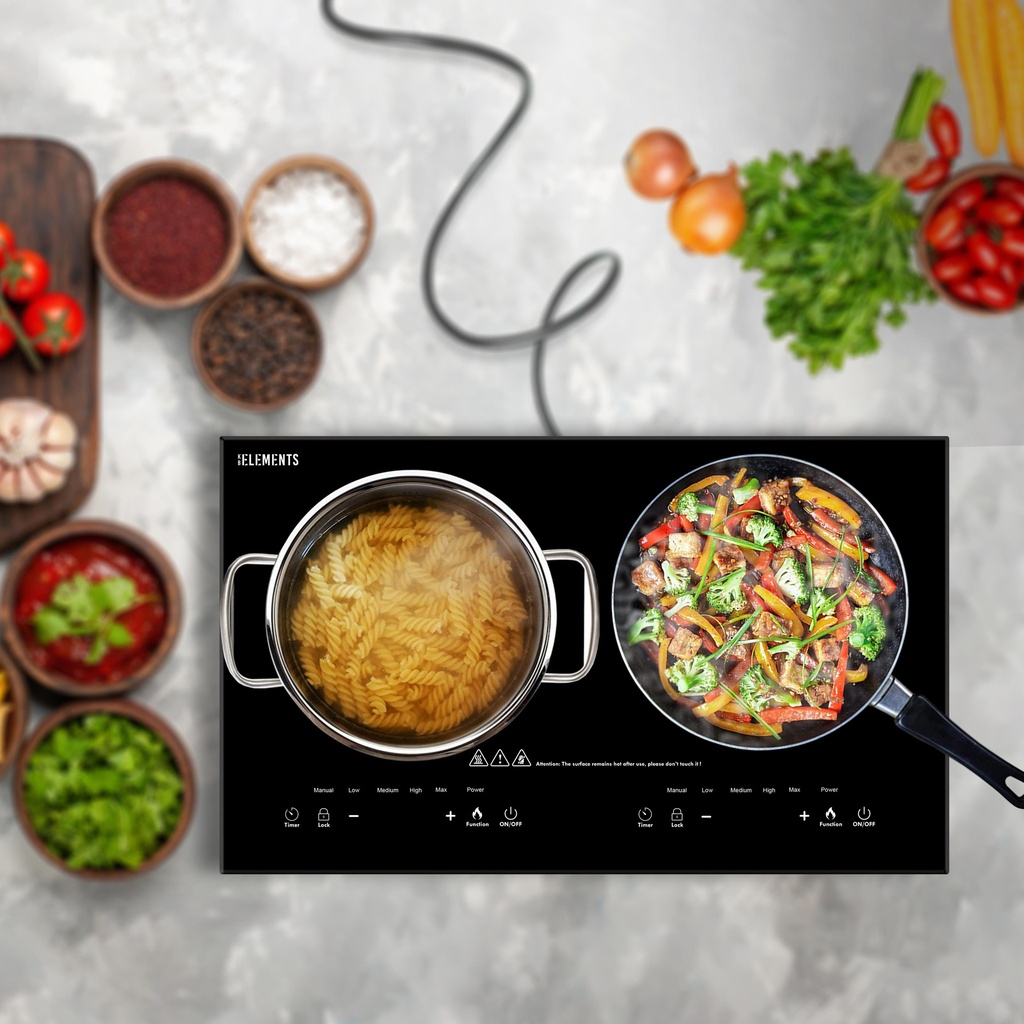 KB Elements Double Induction Cooker – ELK103P