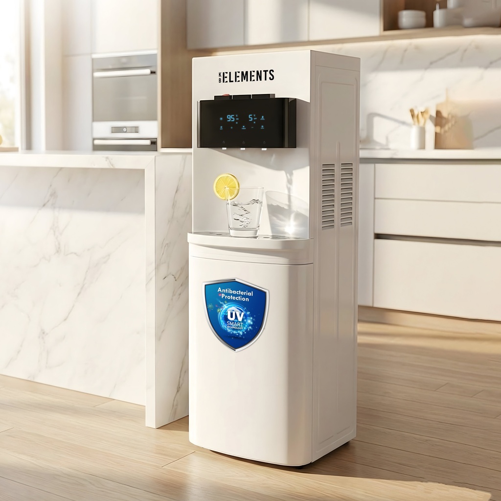 KB Elements Bottom-Load Water Dispenser – Hot, Cold & Room Temperature – ELW102D-W